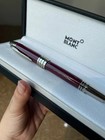 Montblanc Jfk 163 Burgundy Red Rollerball Pen New In Gift Box