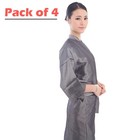 Perfehair Salon Client Gown Cape Pack Of 4 Hairdressing Robes Smock Grey