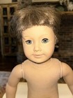 American Girl Pleasant Company Tlc 18  Doll Cut Brown Hair Blue Eyes Teeth Poor
