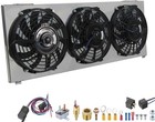Performance Aluminiium Radiator Shroud   3 X 9 Inch Fans For 1984-2001 Jeep