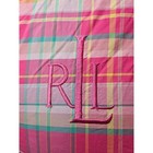 Ralph Lauren Home Pink Multi Madras Plaid Reversible Twin twin Xl Comforter  Lrl