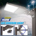 Commercial Led Parking Lot Lights Outdoor Shoebox Street Lighting Dusk To Dawn