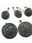 Wwii Us Navy Uniform Buttons Eagle Anchor Bakelite   Vintage Military 9 Pc
