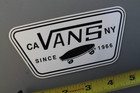 Vans Skateboard Shoes Since 1966 Ca Ny Original Z6 Vintage Skateboarding Sticker