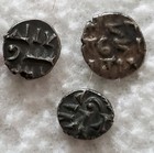 Circa 870-1010 Ad India Amirs Of Sind Ahmad Damas 3 Pc Coin Lot Silver  snd10 