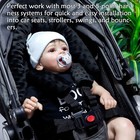 Car Seat Head Support Infant Baby Carseat Head Support   Strap Covers For New   