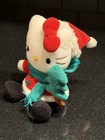 Hello Kitty Sanrio Smiles Christmas Tree Ornament Vtg Plush Rare 2002 Santa Hat