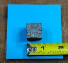 Antique Vtg Donkey Mule Letterpress Print Type Ornament Cut Stamp Block