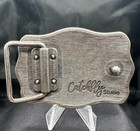 Catchfly Studio Daisy Flower Bull Buckle Western Cowgirl Rodeo 3 x2 