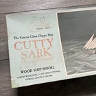 Vintage Scientific Cutty Sark Wood Ship Model Kit 163 China Clipper New