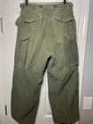 Vintage 70s 80s M65 Small Short Green Military Field Cargo Utility Pants Usgi