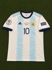 Messi Argentina 2019 Copa America Home Jersey Size Large