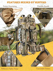 60l Hunting Backpack For Men  Large Capacity Camo Backpack  Multi-pocket Hunting