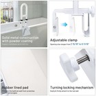 Yescom Bathtub Grab Bar Safety Rail Adjustable Shower Handle Lock Clamp 330lbs