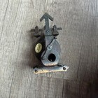 Vintage Metal Mechanical Pencil Sharpener With Roman Numeral Clock Design
