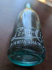 Rare Sea Blue Pepsi Cola  Birmingham Al  A b  Co Soda Bottle  Vintage