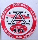 American Football League Original 1960 Member Jersey Patch 4x4 New    