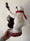 Coca-cola Animation Musical Polar Bear With Bass Guitar  Vintage