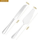 Siutaga Wedding Cake Knife And Server Set Cake Cutter Cake Cutting Set For Weddi