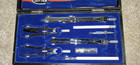 Antique Orig  Lotter Set Of Drafting Tools   Precision Compass  Germany 