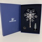 Swarovski Crystal Star Christmas Tree Topper In Silver Retired