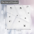 Quilting Rulers And Templates  5pcs Creative Quilting Cutting Template Quilt Tem