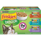Purina Friskies Indoor Wet Cat Food Variety Pack  5 5 Oz Cans  24 Pack 