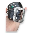 1920   s 30   s Navajo Jeweled Studded Whirling Log Western Belt Rockabilly Usa 34