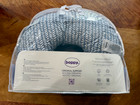 Boppy Original Support Infant Nursing Pillow In Blue And White