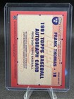 2026 Topps Series 1 Frank Thomas Green On Card Auto  99 Chicago White Sox