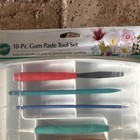 Wilton 10 Piece Gum Paste Tool Set Fondant Cake Decorating Decoration With Case