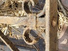 19th Century Wrought Iron Fence Or Gate Section Antique 90  X 30  Very Heavy 