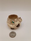 Rare Antique 19c Hand Painted Chinese Porcelain Brush Washer With Dog Ooak
