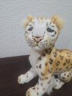 Hansa Leopard Cub Realistic Plush Stuffed Animal 10  