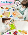 Wooden Puzzles Toddler Toys Gifts For 1 2 3 Year Old Boys Girls  Animal Jigsa   