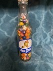 Rare Collectable Vintage Bottle Sun Crest Sealed Filled With Bubble Gum Balls