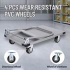 Foldable Platform Truck Flat Push Dolly With Wheels Heavy Duty Flatbed Hand Cart
