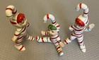 George Z Lefton Candy Cane Pixie Elf Elves Sprites 1950   s Vintage Set 3