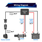 Weisen For Polaris Rzr Pro Xp xp 4 Utv 4500lb 12v Electric Winch Mount Combo Kit