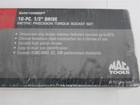 Mac Tools Svm106brpt  10mm- 19mm Standard Socket Set  1 2  Drive  6 Point  10pc 