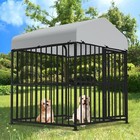 Large Outdoor Dog Kennel Heavy Duty Dog Cage With Cover Roof  Dog Playpen Fence