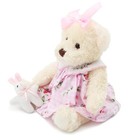 Oitscute Small Baby Teddy Bear With Cloth Cute Stuffed Animal Soft Plush Toy    