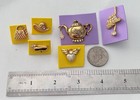 Avon Lot Of 6 Vintage Teapot Brooch Pins Pin Shoe Purse Heart Hat
