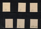 Vatican City  35 -  40 Very Fine Mint Original Gum Hinged Set - All Signed