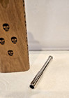 Solid Brass Bat Nickel Plated   A Skull Dugout And A Poker   Quality Since 1997 