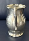 Vintage Pewter Tavern Water juice Large Classic Pitcher 7  Tall-cc