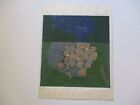 Chinese Or Japanese Abstract Serigraph Silkscreen 1960 s Large Modernist Mystery