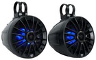 Rockville Pt65br 6 5  Powered Bluetooth Led Tower Speakers For Utv rzr cart