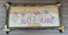 Antique Paper Punch Motto Sample Perforated Paper Embroidery