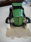 Vintage  1930 s Wyandotte Green   Black Pressed Steel Coupe W  Headlights